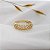 Anel Aparador Ouro 18k Diamante Cultivado - Imagem 5