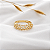 Anel Aparador Ouro 18k com Moissanite - Imagem 2
