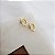 Brinco Argola Flor Ouro 18k Zircônias - Imagem 7
