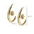 Brinco Ear Hook Bold Ouro 18k - Imagem 3