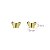 Brinco Infantil Borboleta Ouro 18k - Imagem 3