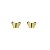 Brinco Infantil Borboleta Ouro 18k - Imagem 1