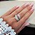 Anel Ouro 18k Brilhante Moissanite - Imagem 3