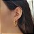 Brinco Meia Argola Ouro 18k - Imagem 2