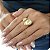 Anel Oval Ouro 18k - Imagem 2