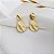 Brinco Oval Ouro 18k - Imagem 3