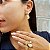Brinco Oval Ouro 18k - Imagem 8