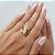 Anel Estamparia Ouro 18k - Imagem 2