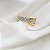 Anel Solitário Brilhante Moissanite Duo de Ouro 18k - Imagem 11