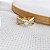 Anel Solitário Moissanite Duo de Ouro 18k - Imagem 2