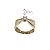 Anel Solitário Brilhante Moissanite Duo de Ouro 18k - Imagem 4