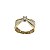 Anel Solitário Brilhante Moissanite Duo de Ouro 18k - Imagem 2