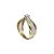 Anel Solitário Brilhante Moissanite Duo de Ouro 18k - Imagem 10