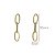 Brinco Elos Ouro 18k - Imagem 4