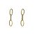Brinco Elos Ouro 18k - Imagem 2