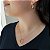 Brinco Argola Cadeado Dois Tons Ouro 18k - Imagem 8