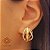 Brinco Argola Ouro 18k Diamante Cultivado - Imagem 1