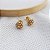 Brinco Chuveiro Rainha Ouro 18k Diamante Cultivado - Imagem 7