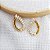 Brinco Navete Ouro 18k Diamante Cultivado - Imagem 6