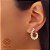 Brinco Navete Ouro 18k Diamante Cultivado - Imagem 1
