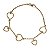 Pulseira Corações Ouro 18k - Imagem 1