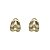 Brinco Meia Argola Ouro 18k - Imagem 1