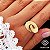 Anel Ouro 18k Fosco - Imagem 1