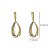 Brinco Duality Ouro 18k - Imagem 3
