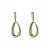 Brinco Duality Ouro 18k - Imagem 2