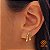 Brinco Ouro 18k Diamante Natural - Imagem 1