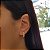 Brinco Argola Ouro 18k Brilhante Moissanite - Imagem 3