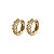 Brinco Argola Ouro 18k Brilhante Moissanite - Imagem 2