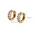 Brinco Argola Ouro 18k Brilhante Moissanite - Imagem 4