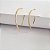 Brinco Anzol Ouro 18k Diamante Cultivado - Imagem 11