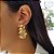 Brinco Escultura Ouro 18k - Imagem 3