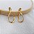 Brinco Gota Ouro 18k Diamante - Imagem 10