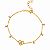 Pulseira Coração Topázio Ouro 18k - Imagem 1
