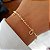Pulseira Cruz Esferas Ouro 18k - Imagem 2