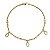 Pulseira Cruz Esferas Ouro 18k - Imagem 1