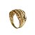 Anel Estamparia Ouro 18k Zircônia - Imagem 9