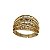 Anel Estamparia Ouro 18k Zircônia - Imagem 1