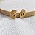 Brinco Ouro 18k Fosco - Imagem 2