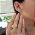 Brinco Ouro 18k Fosco - Imagem 6
