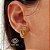 Brinco Ouro 18k Fosco - Imagem 1