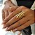 Anel Estamparia Ouro 18k - Imagem 6