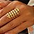 Anel Estamparia Ouro 18k - Imagem 1