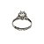 Anel Solitário Ouro Branco 18k Diamante Natural 1 Quilate - Imagem 2