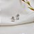 Brinco Ponto de Luz Ouro Branco 18k Brilhante Moissanite 1,4Quilates - Imagem 4
