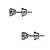 Brinco Ponto de Luz Ouro Branco 18k Brilhante Moissanite 1,4Quilates - Imagem 7