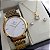 Kit Relógio Champion Feminino Dourado Cn27732w - Imagem 1